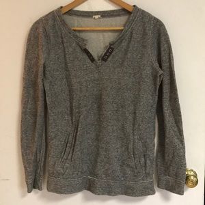 J Crew sweater with kangaroo pouch XS